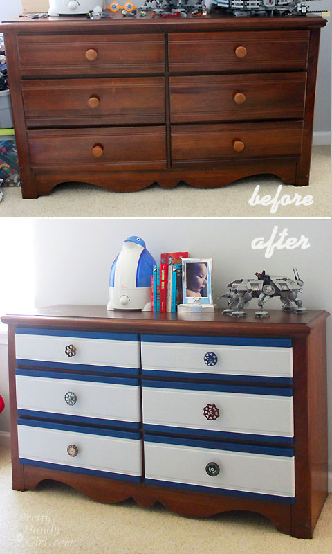 Easy Added Color to a Dresser | Pretty Handy Girl
