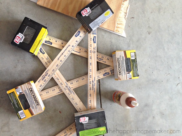 diy tutorial wood star