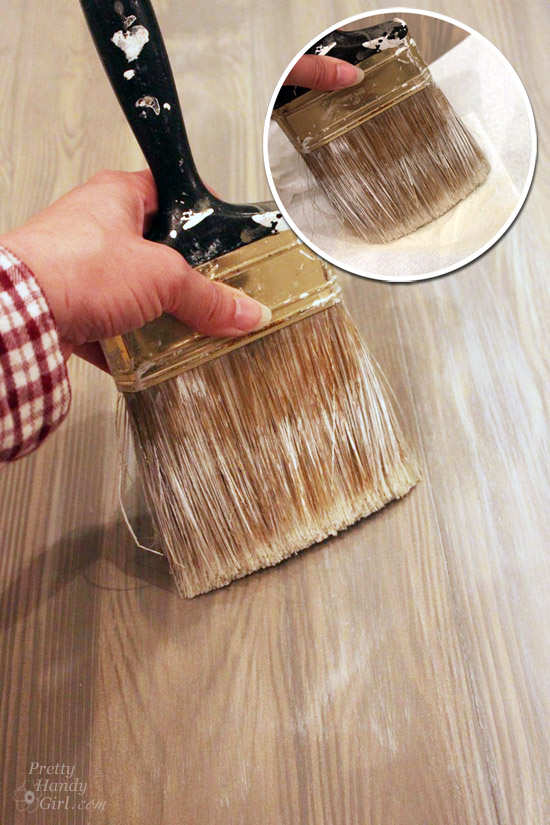 Faux Weathered Gray Wood Grain Tutorial | Pretty Handy Girl