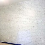 Installling Brick Mural Wallpaper | Pretty Handy Girl