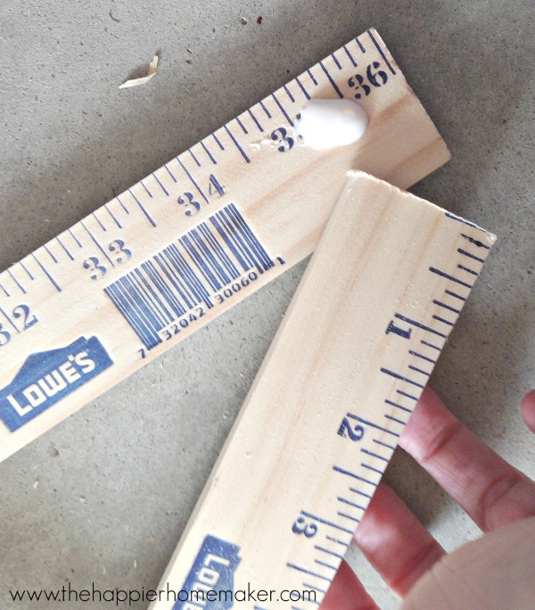 gluing yardstick star