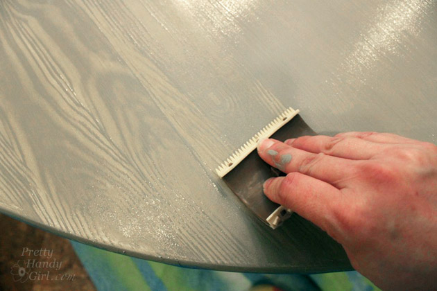 Faux Weathered Gray Wood Grain Tutorial | Pretty Handy Girl