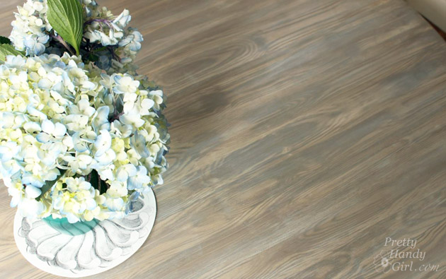 Faux Weathered Gray Wood Grain Tutorial | Pretty Handy Girl