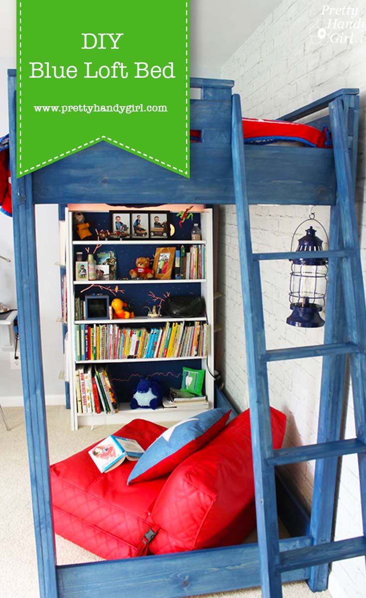 A Blue Loft Bed for My Son