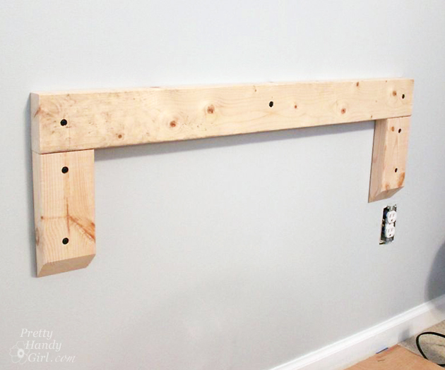 Wall-Mounted Desk Tutorial | Pretty Handy Girl