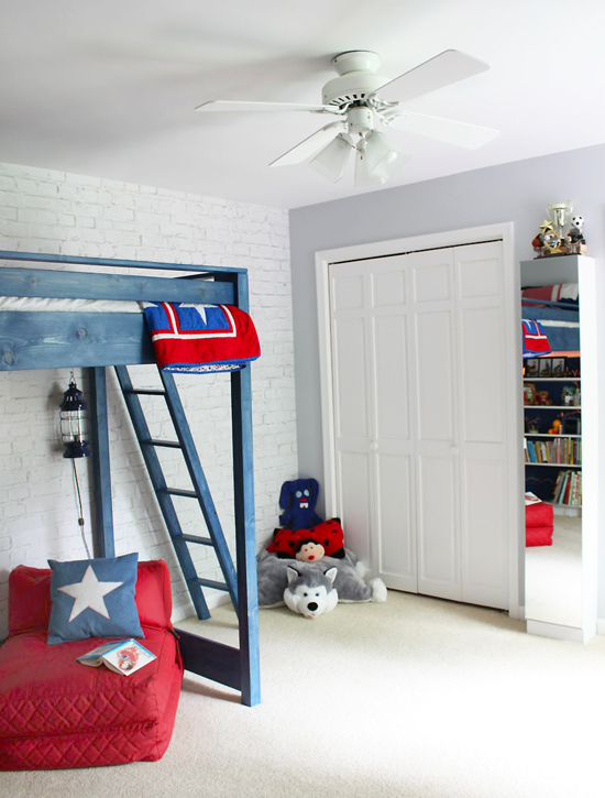 DIY Loft Bed | Pretty Handy Girl