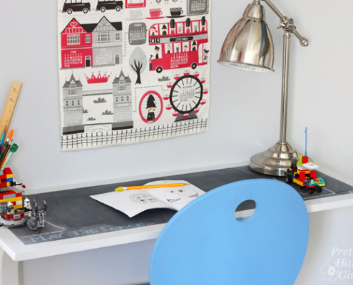 Wall-Mounted Desk Tutorial | Pretty Handy Girl