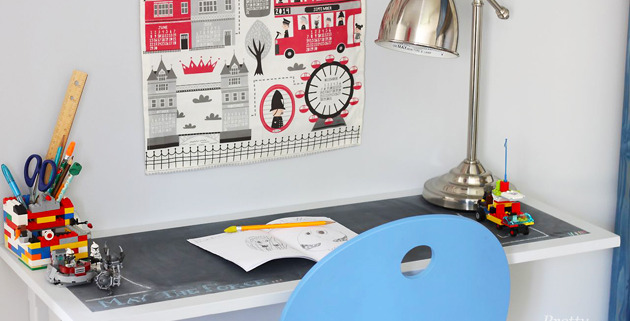 Wall-Mounted Desk Tutorial | Pretty Handy Girl
