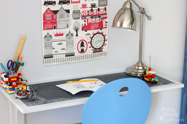 Wall-Mounted Desk Tutorial | Pretty Handy Girl