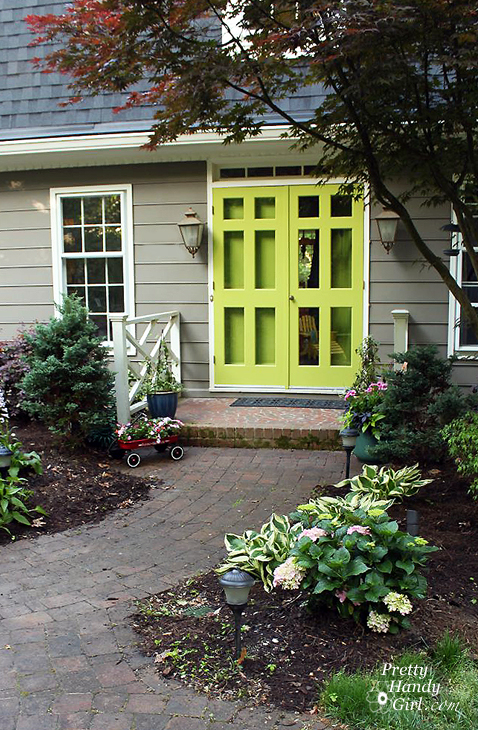 Stunning Green Doors - Pretty Handy Girl green door