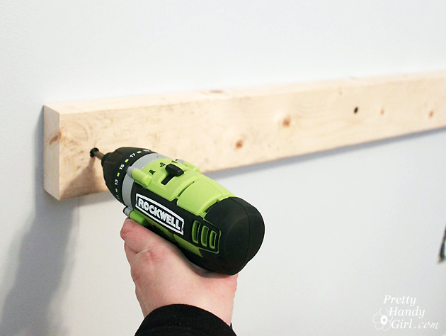 Wall-Mounted Desk Tutorial | Pretty Handy Girl