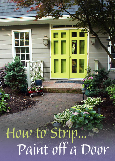 How to Strip Paint off a Door | Pretty Handy Girl