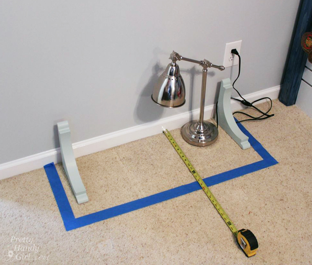 Wall-Mounted Desk Tutorial | Pretty Handy Girl