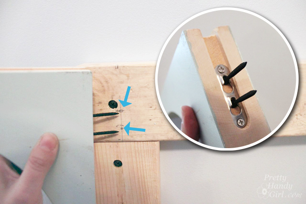 Wall-Mounted Desk Tutorial | Pretty Handy Girl