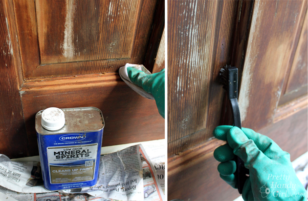 How to Strip Paint Off a Door | Pretty Handy Girl