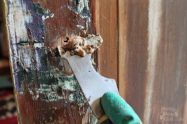 How to Strip Paint Off a Door | Pretty Handy Girl