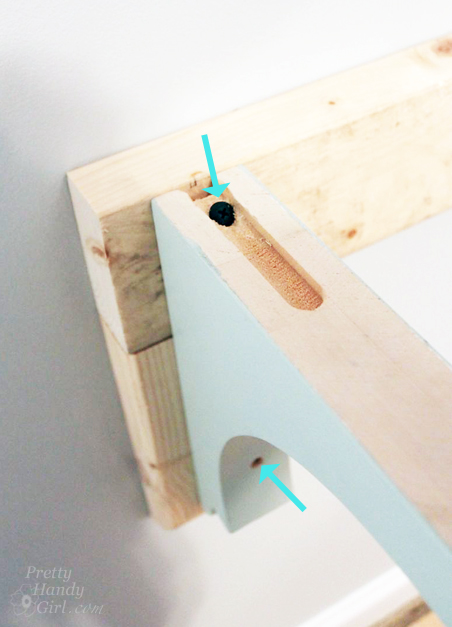 Wall-Mounted Desk Tutorial | Pretty Handy Girl