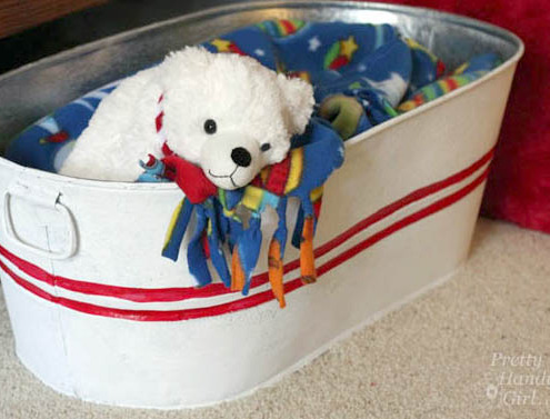Boy's Red, White & Blue Themed Room | Pretty Handy Girl