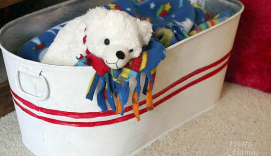 Boy's Red, White & Blue Themed Room | Pretty Handy Girl