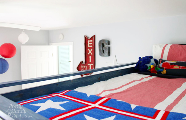 DIY Loft Bed | Pretty Handy Girl