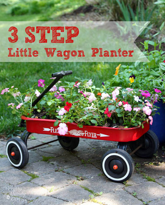 3 Step Wagon Planter Tutorial | Pretty Handy Girl