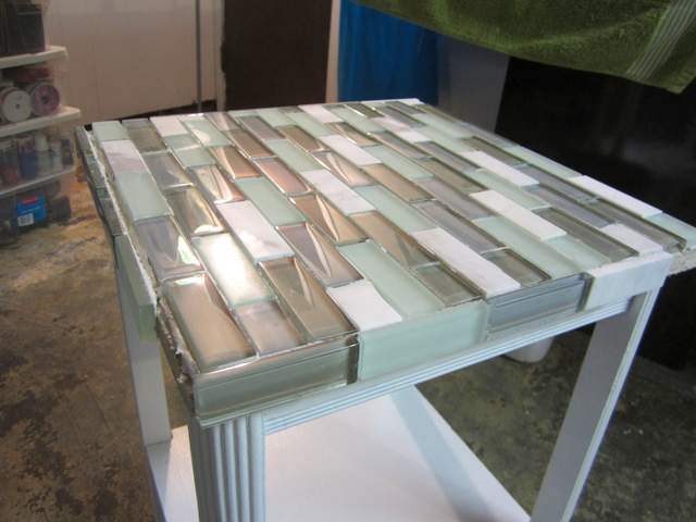 How to Tile a Small Table Top