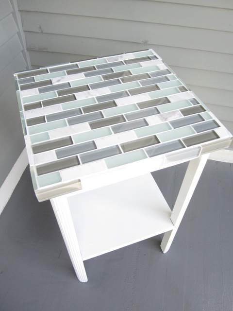 How to Tile a Small Table