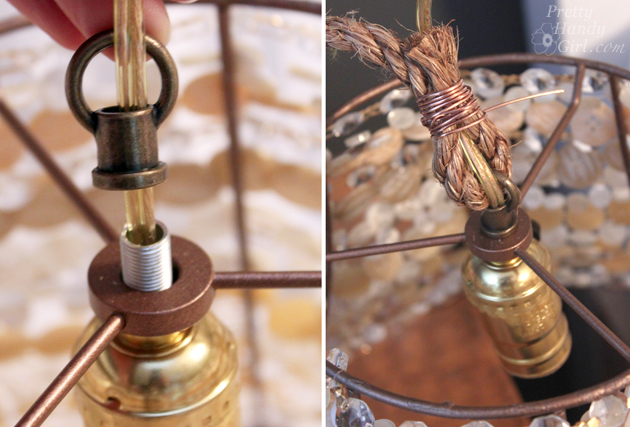 DIY Button Pendant Light | Pretty Handy Girl