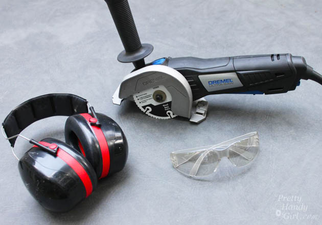 How to Trim Closet Doors with Dremel UltraSaw | Pretty Handy Girl