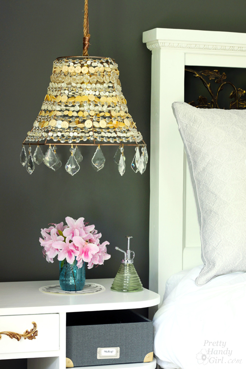DIY Button Pendant Light | Pretty Handy Girl