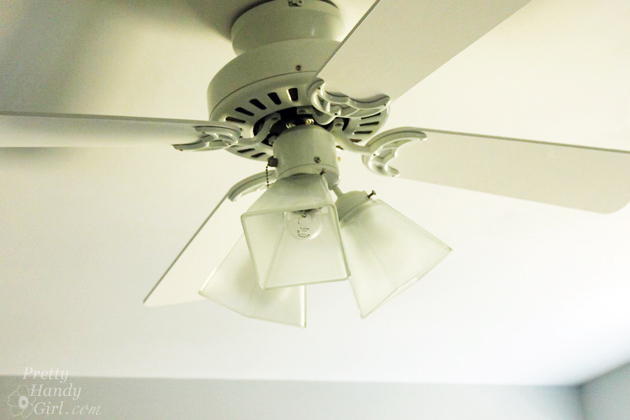 5 Minute Ceiling Fan upgrade | Pretty Handy Girl