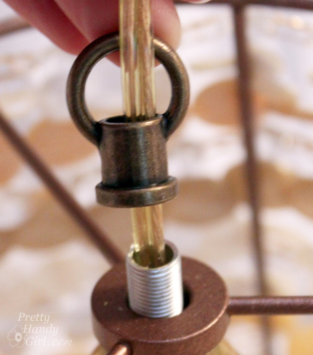 DIY Button Pendant Light |Pretty Handy Girl
