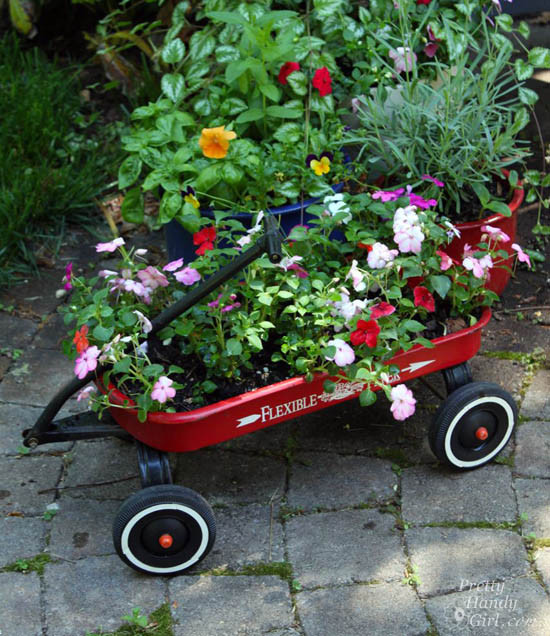 3 Step Wagon Planter Tutorial | Pretty Handy Girl
