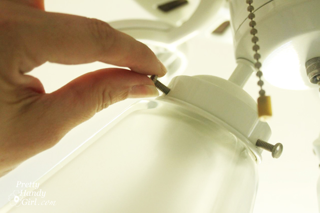 5 Minute Ceiling Fan upgrade | Pretty Handy Girl