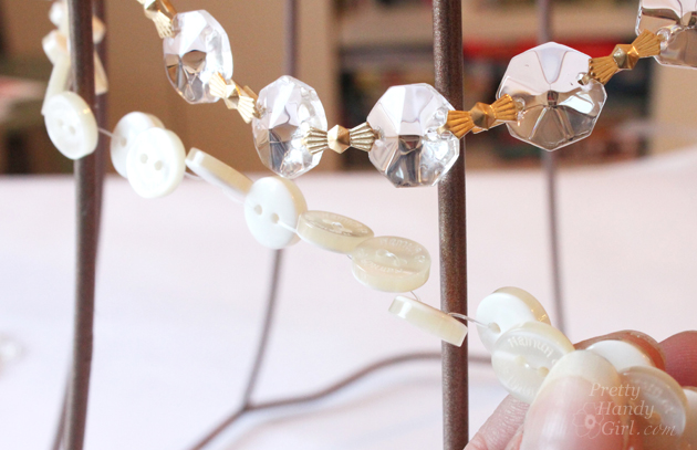 DIY Button Pendant Light | Pretty Handy Girl