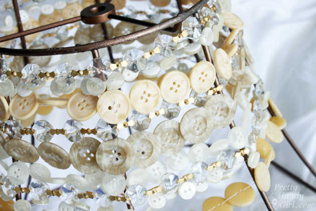 DIY Button Pendant Light | Pretty Handy Girl