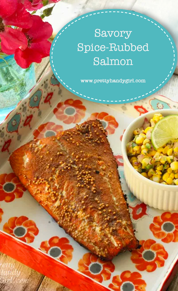 Savory Spice Rubbed Salmon | Pretty Handy Girl