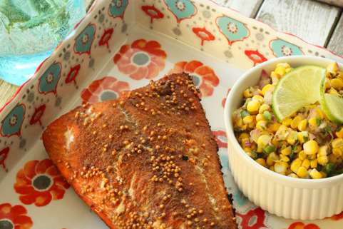 Spice-Rubbed Salmon Recipe | Pretty Handy Girl
