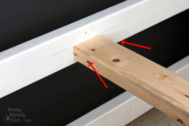 Modified King Size Farmhouse Bed with Storage Drawers | Pretty Handy Girl