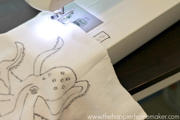 sewing anthro knock off pillow