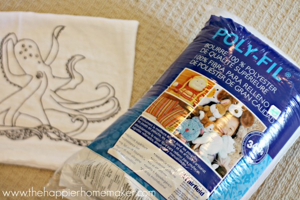 tutorial octopus pillow anthropologie