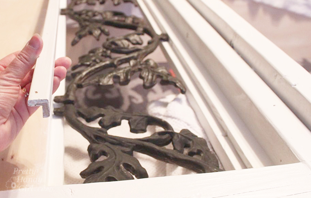 Modified King Size Farmhouse Bed with Storage Drawers | Pretty Handy Girl