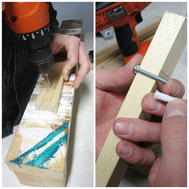 DIY Built In Shoe Shelves