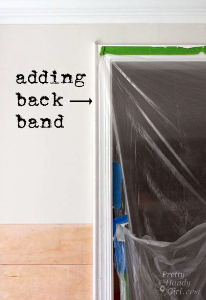 Beef Up Door and Window Casing with Back Band | Pretty Handy Girl
