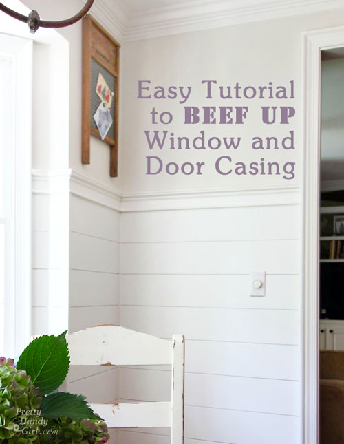 Beef Up Door and Window Casing with Back Band | Pretty Handy Girl