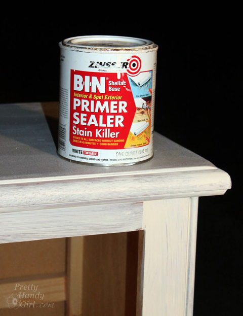 Updating a Knotty Pine Nightstand | Pretty Handy Girl