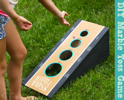 DIY Marble Toss Game | Pretty Handy Girl
