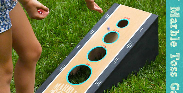 DIY Marble Toss Game | Pretty Handy Girl