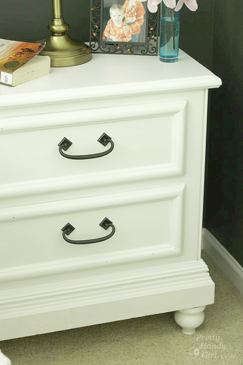 Updating a Knotty Pine Nightstand | Pretty Handy Girl