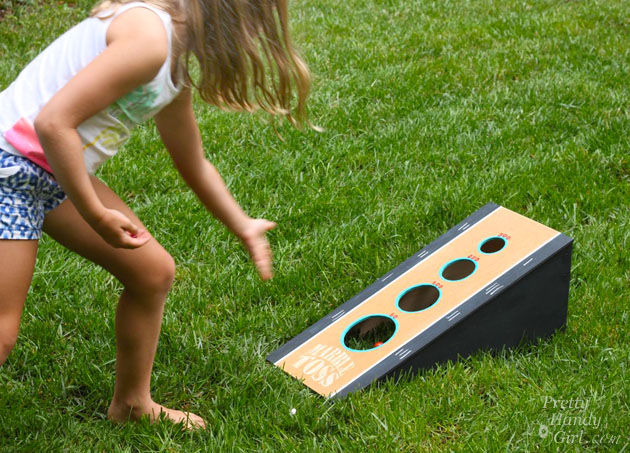 DIY Marble Toss Game | Pretty Handy Girl